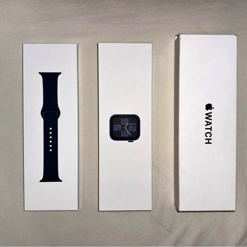 Apple Watch SE with Black Band